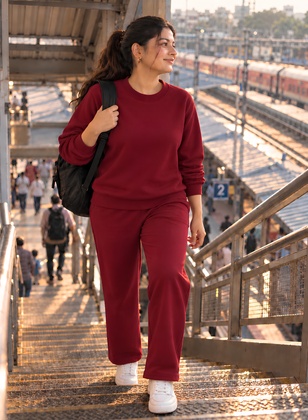 Magnetic Maroon Co-ords Set
