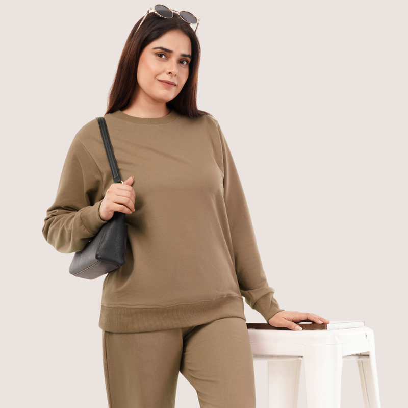 Tiramisu Brown Sweatshirt