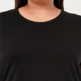 Brazen Black Tshirt Dress