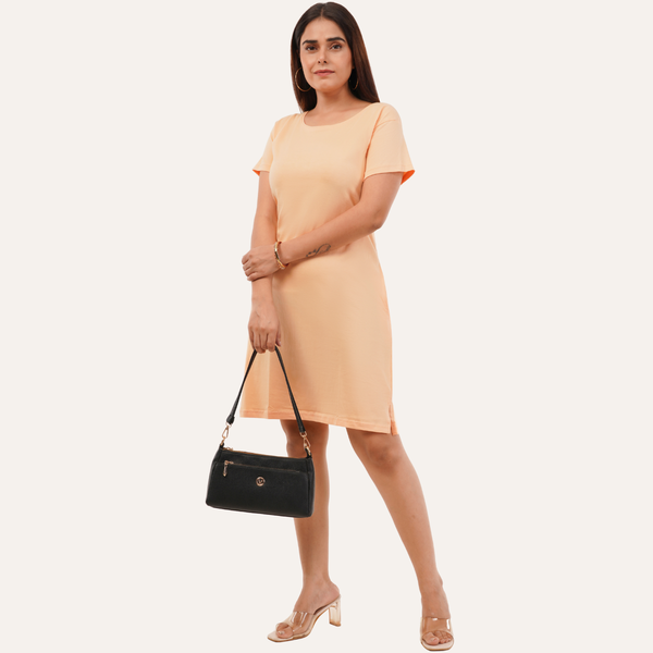 Peach Fuzz Tshirt Dress (Pantone Color of the Year 2024)