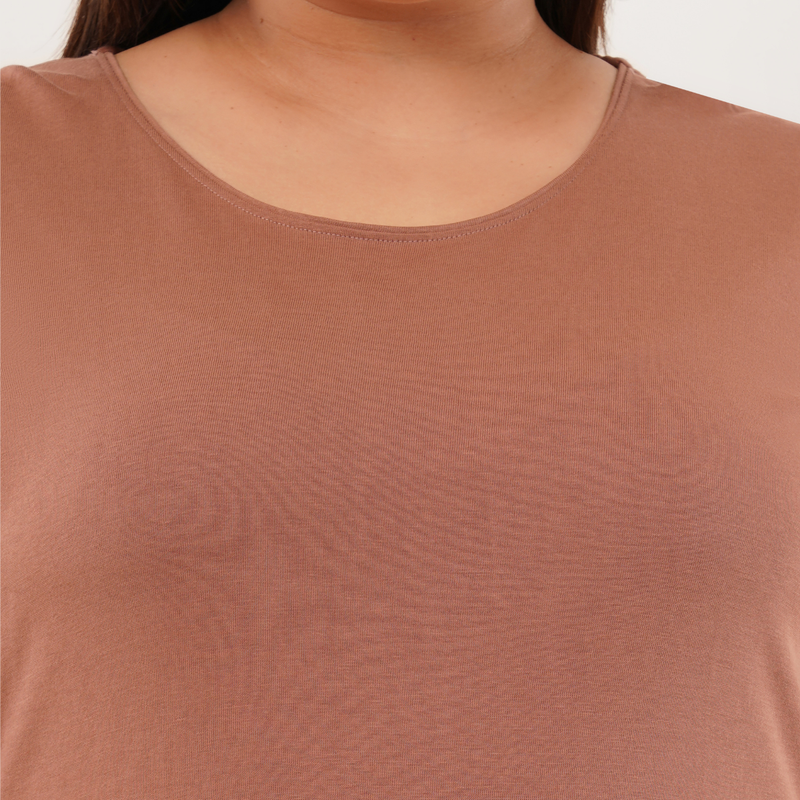 Mocha Mousse Full Sleeve Tshirt- Pantone Color of Year 2025