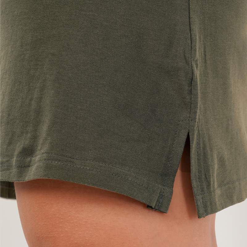 Gutsy Green Tshirt Dress