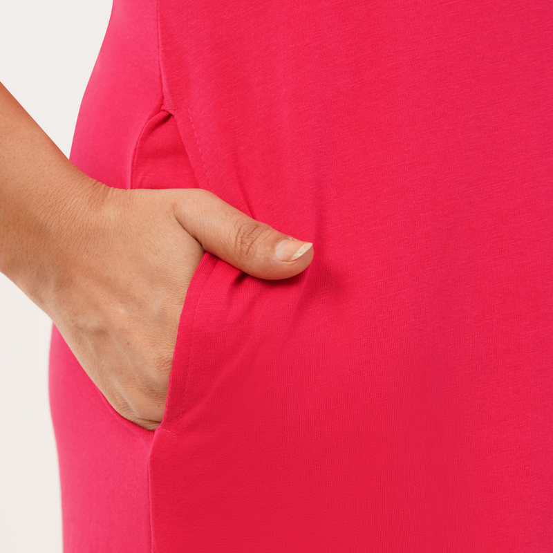 Viva Magenta Tshirt Dress (Pantone Color of the Year 2023)