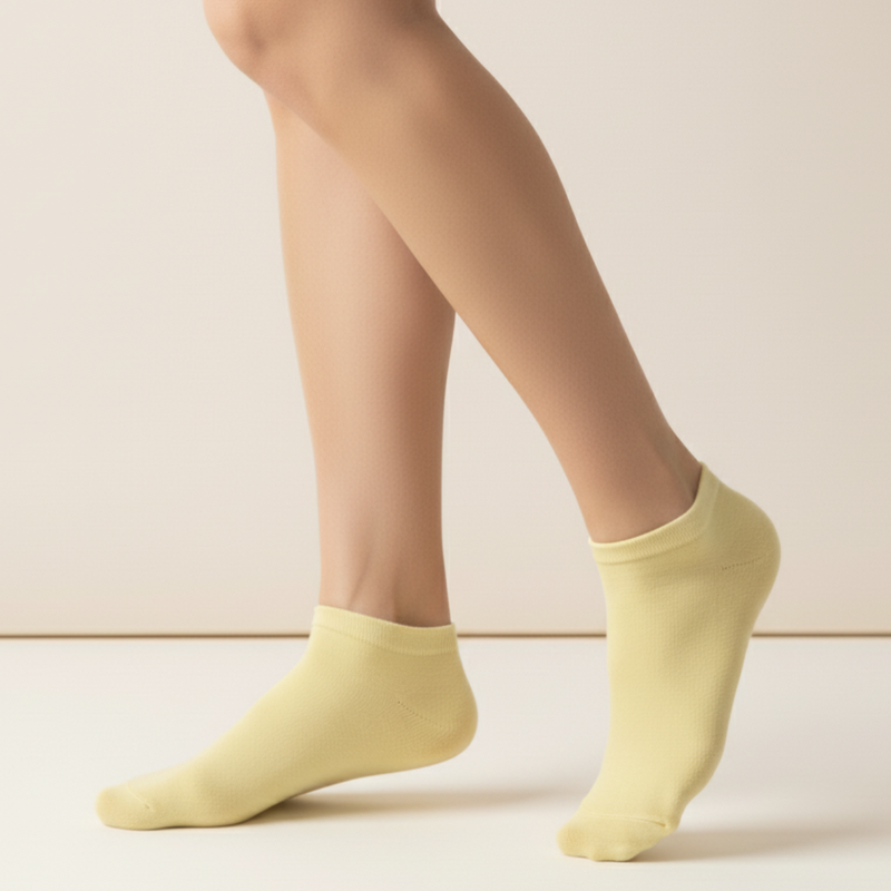 Mellow Yellow Comfort Ankle Socks