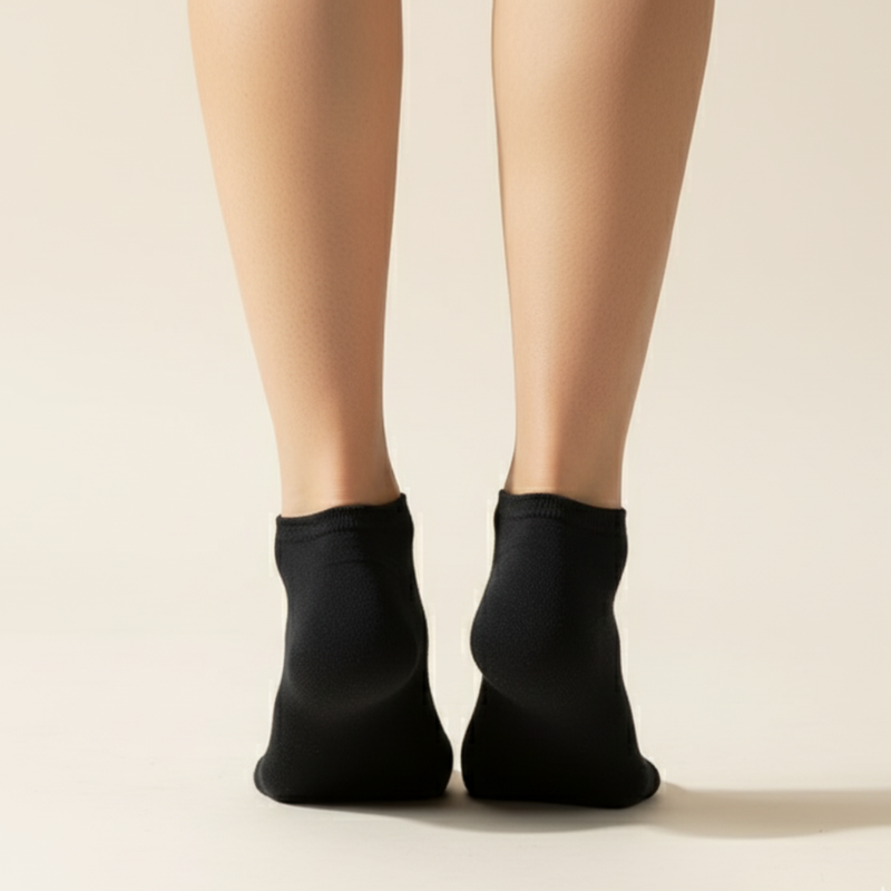 Brazen Black Comfort Ankle Socks