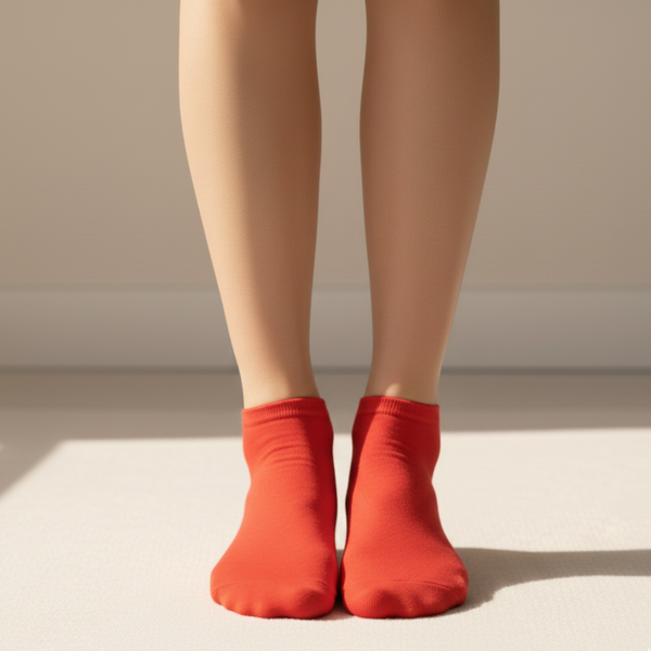 Terracotta Blush Comfort Ankle Socks