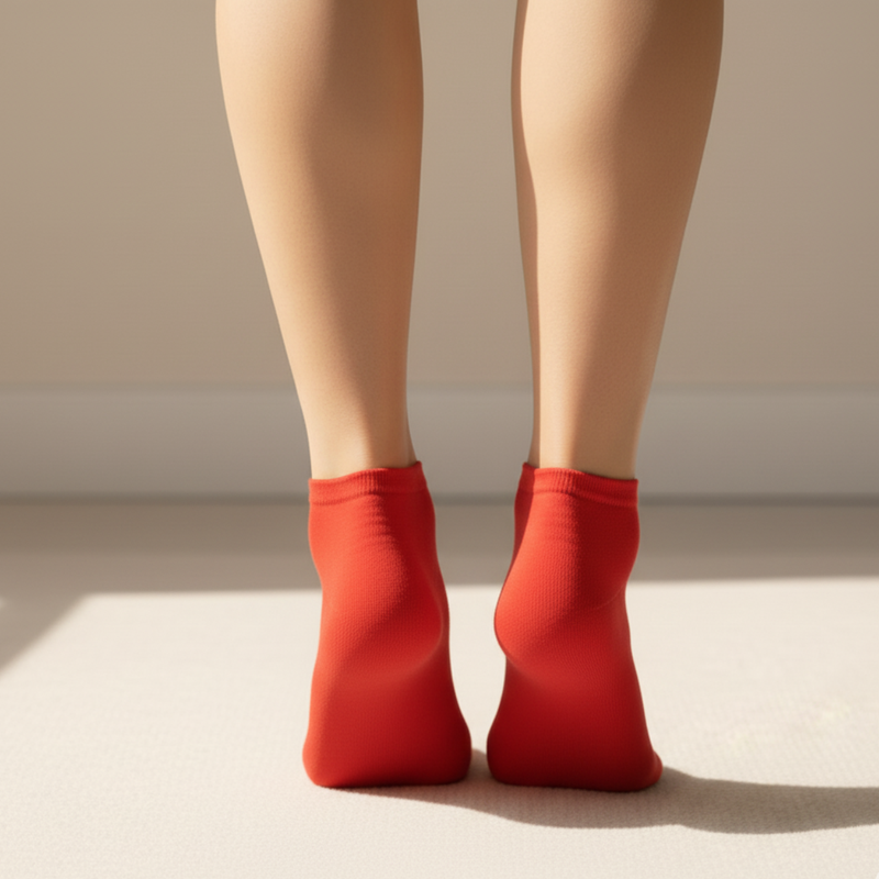 Terracotta Blush Comfort Ankle Socks