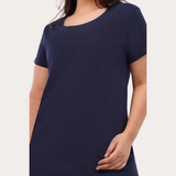 Ballsy Blue Tshirt Dress