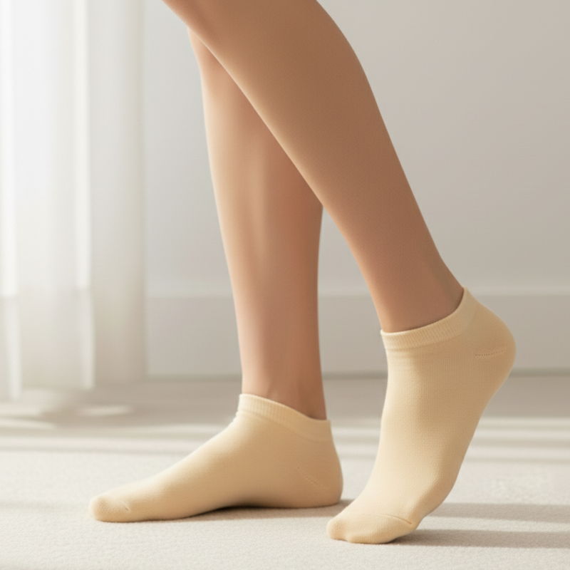Apricot Mist Comfort Ankle Socks