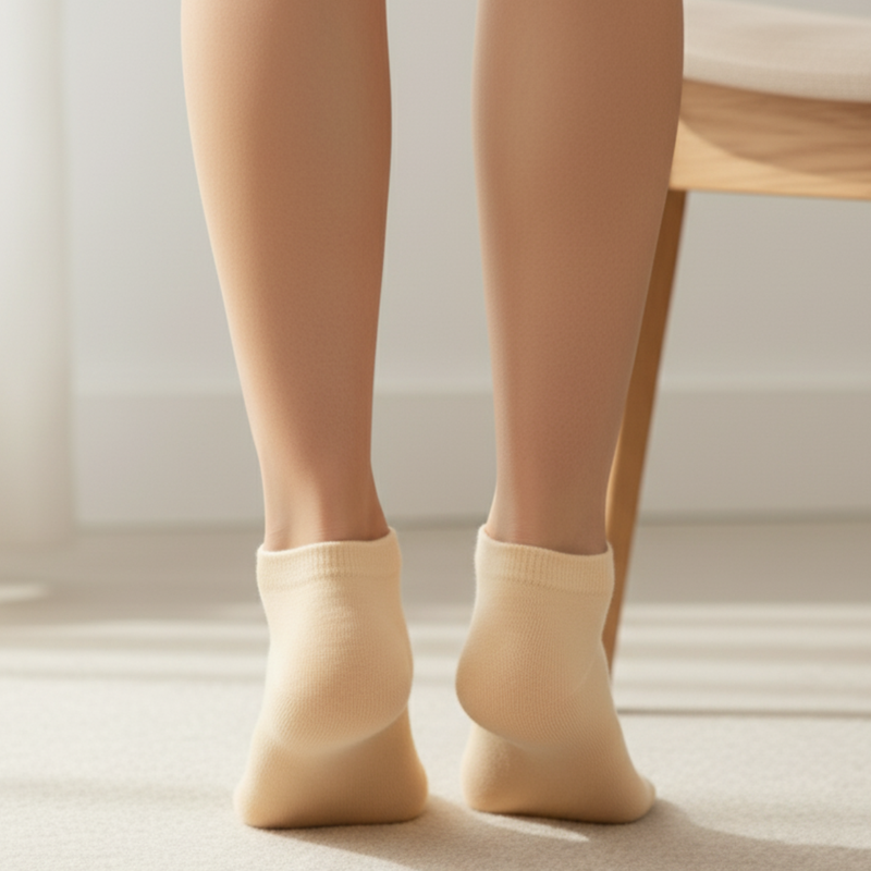 Apricot Mist Comfort Ankle Socks