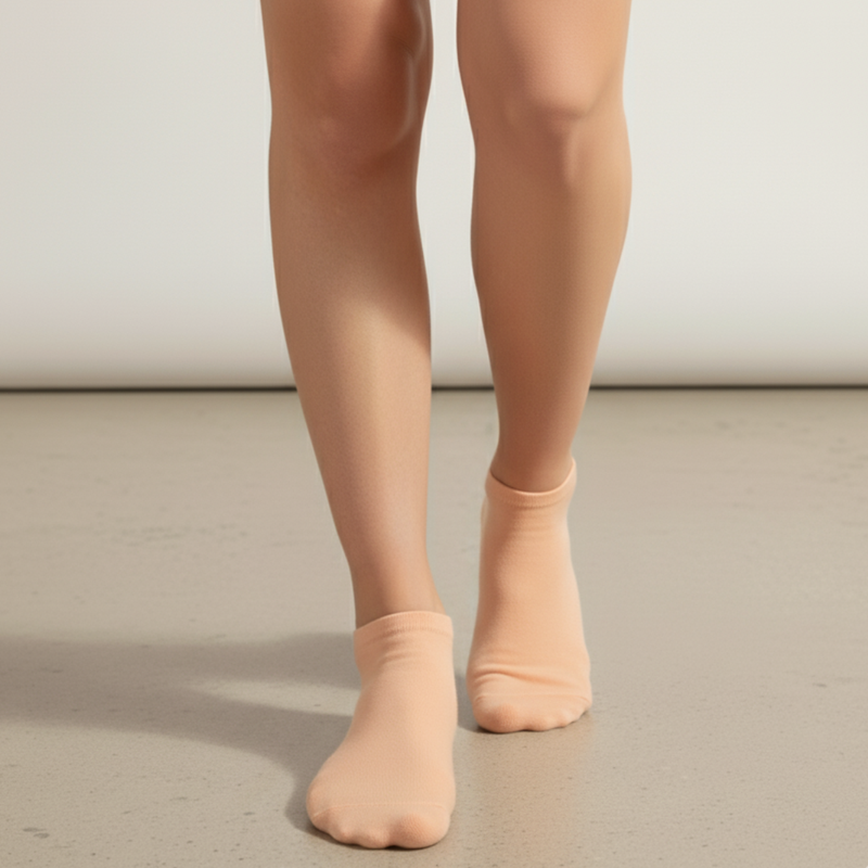 Peach Glow Comfort Ankle Socks
