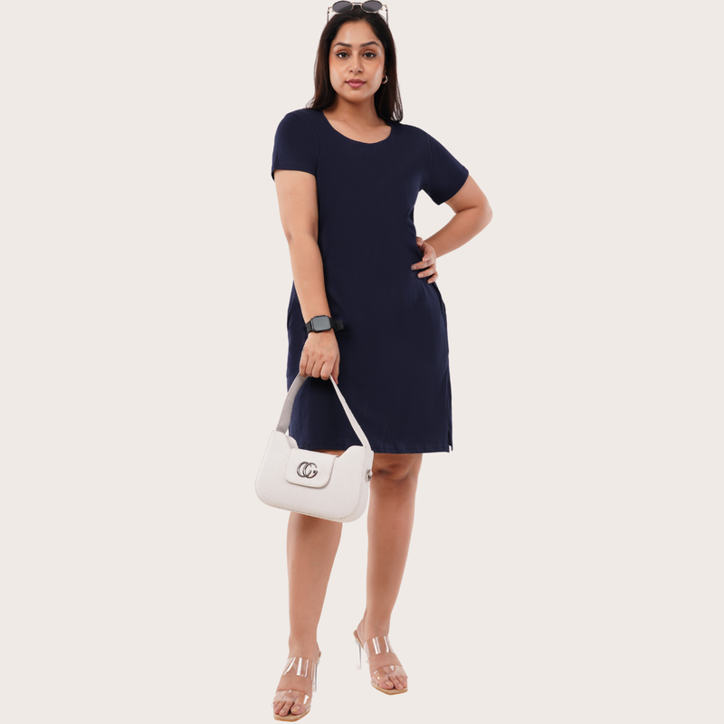 Ballsy Blue Tshirt Dress