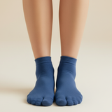 Indigo Bloom Women's Toe Socks