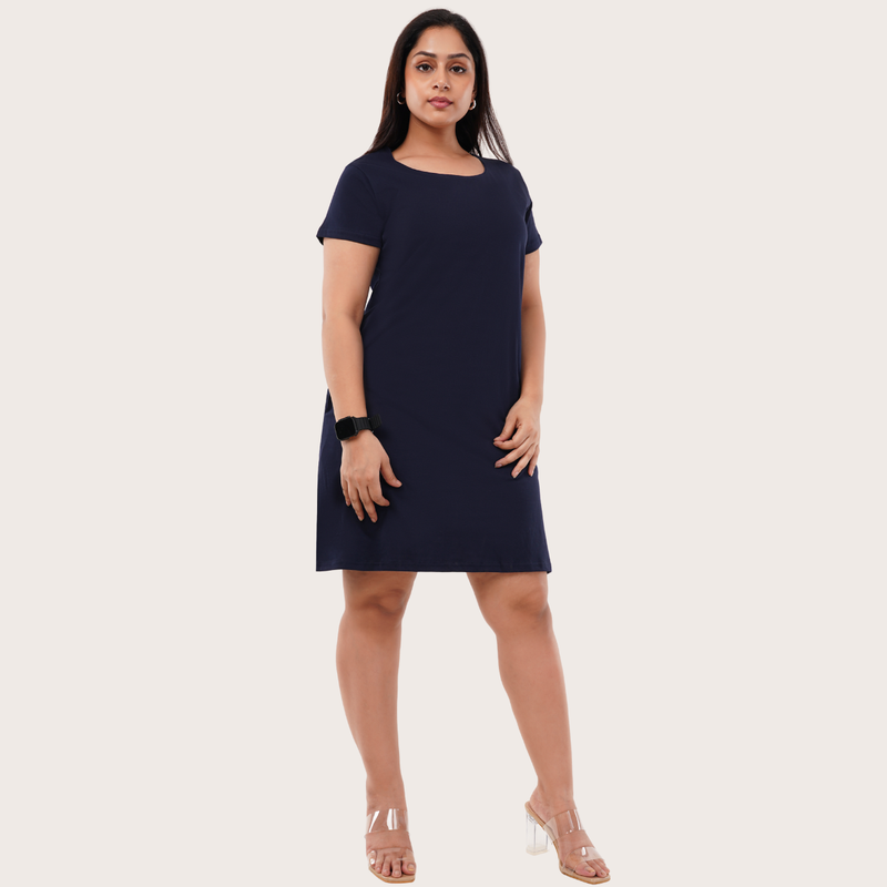 Ballsy Blue Tshirt Dress