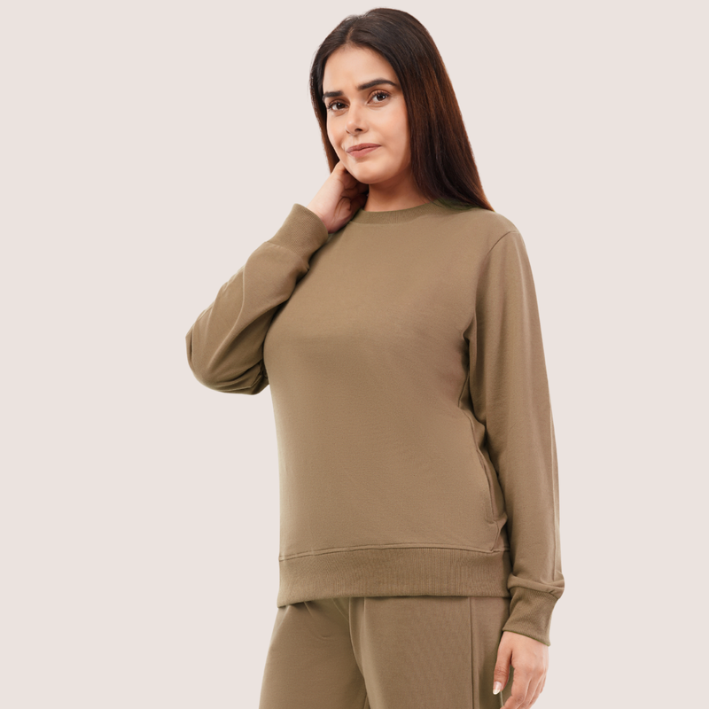 Tiramisu Brown Sweatshirt