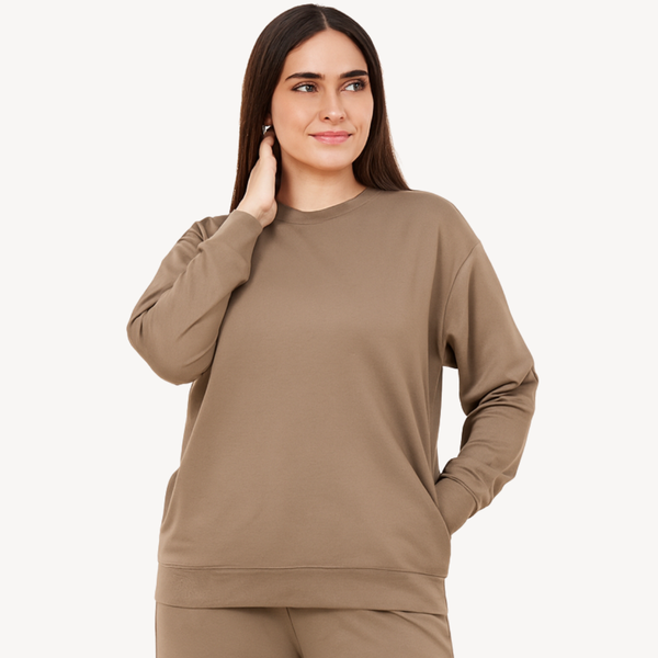 Tiramisu Brown Sweatshirt