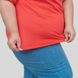 Twisty Tomato Plain Plus Size Tshirt for Women