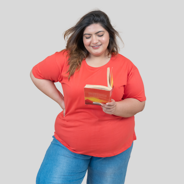 Twisty Tomato Plain Plus Size Tshirt for Women