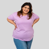 Lavish Lilac Plus Size T-shirt for Women