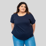 Ballsy Blue Plus Size T-shirt ladies