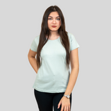 Glossy Green T-shirt for Women