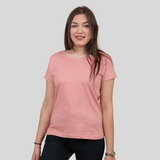 Pretty Pink Solid T-shirt for Women